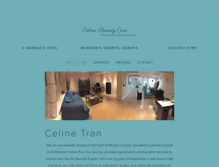 Tablet Screenshot of celinebeautycare.com